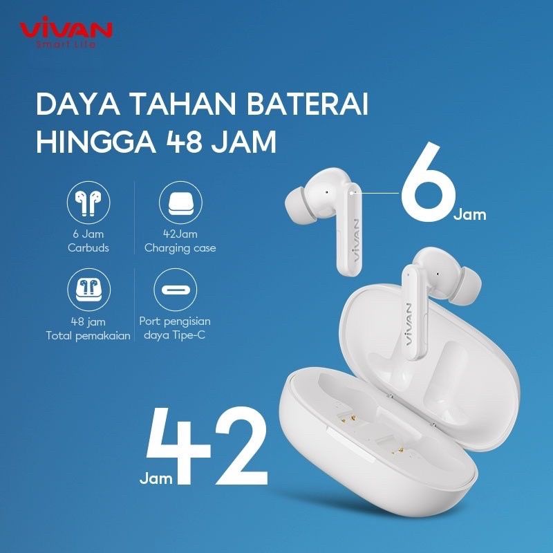 Headset Earpone bluetooth model TWS Premium Original Batrei denggan tahan lama suara sanggat bagus j