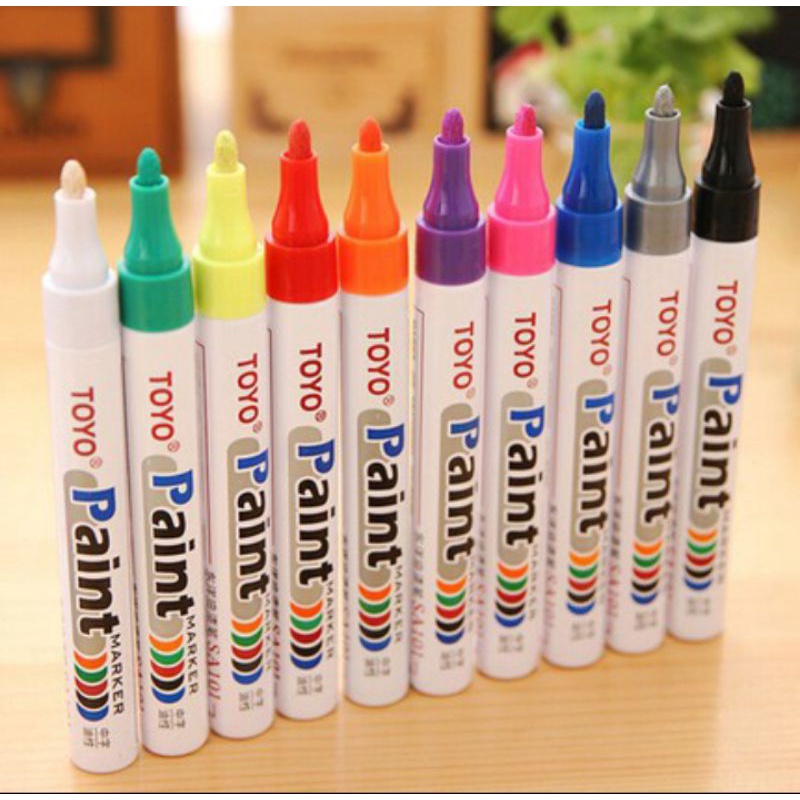 Spidol Warna Spidol Ban TOYO Paint Marker Toyo Original Spidol Nat Keramik Ori