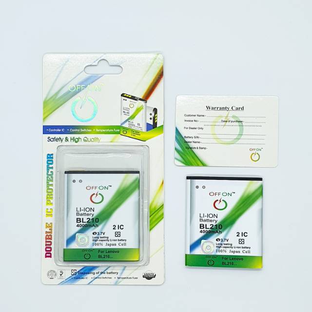 Baterai For Lenovo BL210 A536 S820 S650 A328 A606 Double IC Double Power Battery Batre