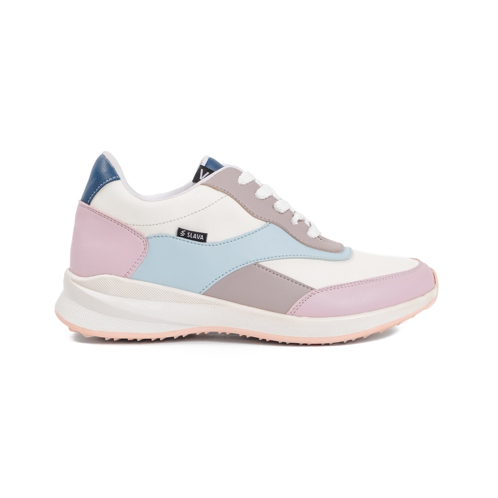 SLAVA – Yuma White Sepatu Sneakers Wanita - Original Footwear-Seika