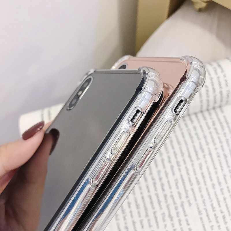 Soft case Bahan Akrilik Anti Jatuh Untuk iphone 13 Pro Max 12 11 Pro Max X XR XS Max 7 8 6 6s Plus