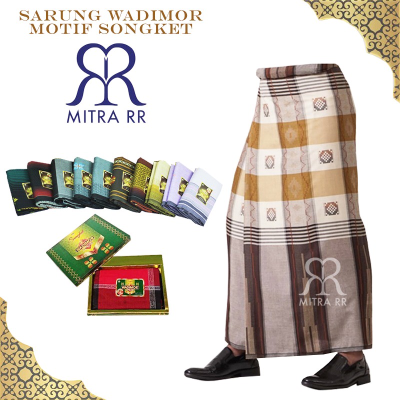 Sarung Tenun WADIMOR motif SONGKET Sarung Dewasa Grosir / Ecer Murah