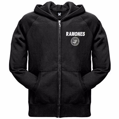 Jaket Hoodie Sweater Ramones Hitam Bidadari Fashion