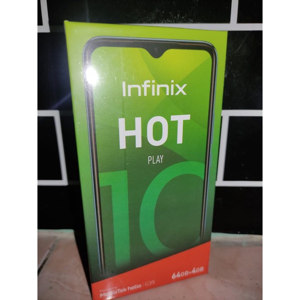 infinix Hot 10 Play 4/64 Gb Garansi Resmi 1 Tahun