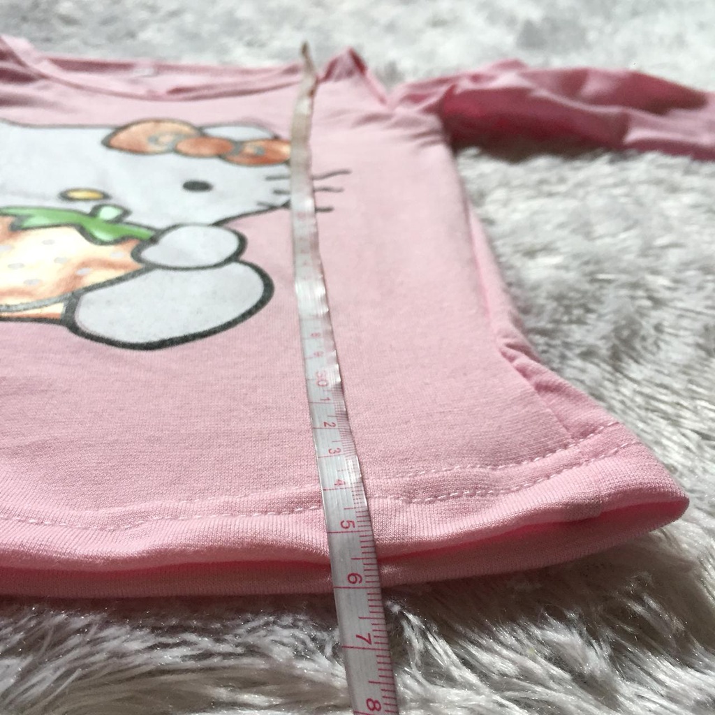 VISION ONLINE-KAOS BAJU P270 HK STRAWBERRY ANAK PEREMPUAN 1 TAHUN MURAH KEKINIAN LUCU KOREA PANJANG