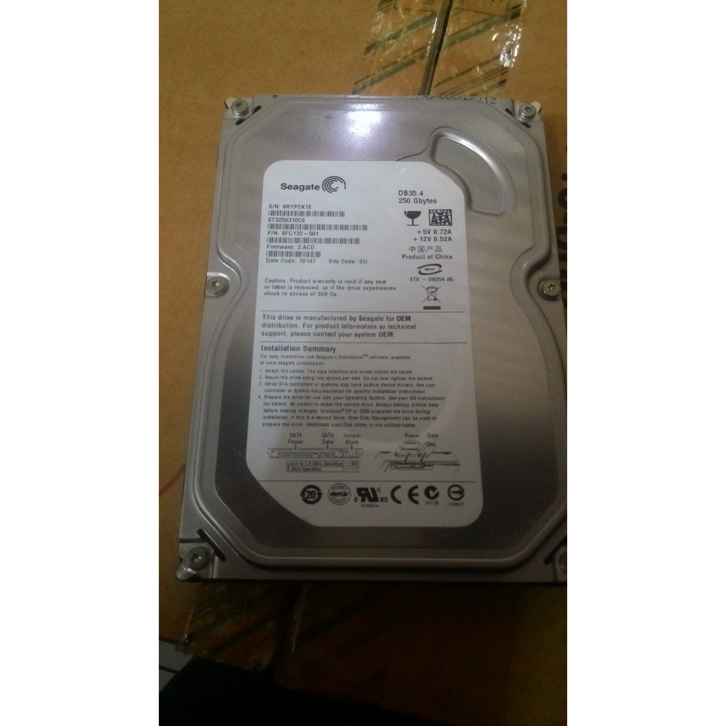 hdd seagate 160gb 250gb 320gb 500gb Limited