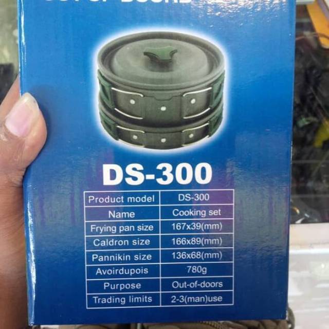 Alat Masak Camping | Gunung Cooking Set Cookingset Ds300 Ds-300 Ds 300 NOT Ds301 / Ds200