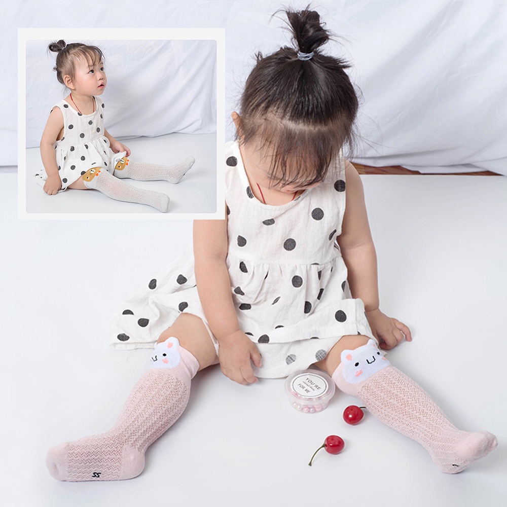 Halobaby Kaos Kaki Panjang Bayi Perempuan Cewek Anti Slip / Baby Socks