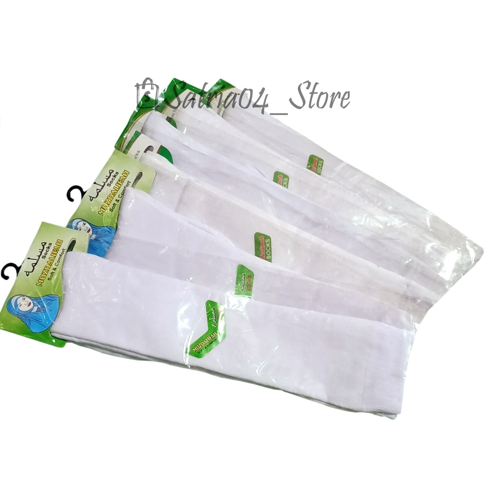 Kaos Kaki Putih Panjang / Kaos Kaki Panjang Muslim