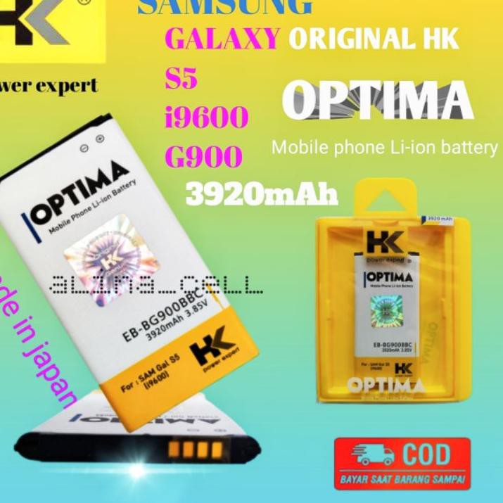 Bisa COD BATRE BATERAI SAMSUNG GAL S5 DOCOMO i9600 G900 EB-BG900BBC 3920mAh ORIGINAL HK BATTERY