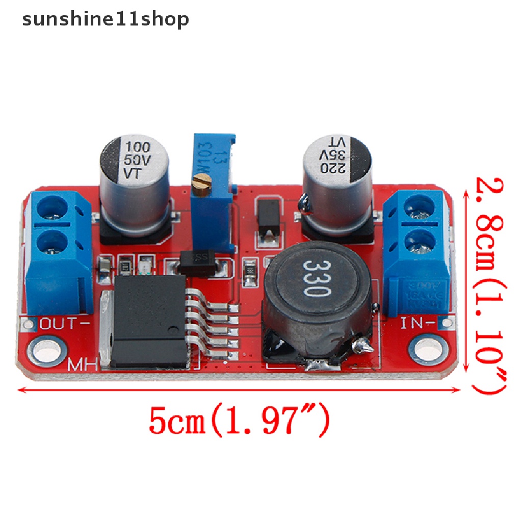 Sho Modul Konverter boost power step up 5A DC-DC 3.3V-35V Ke 5V 6V 9V 12V 24V  N N N N N N N Kaos T-Shirt Lengan Pendek Motif Print Untuk Wanita