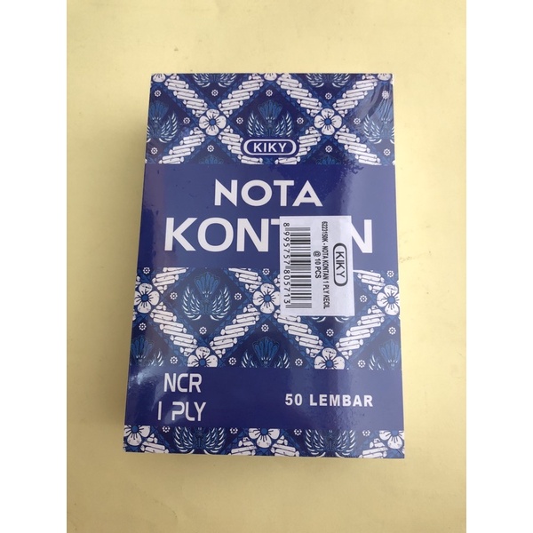 

Nota Kontan 1 Ply Kecil , nota kontan , nota 1 ply , nota kecil / pack ( isi 10 pcs)