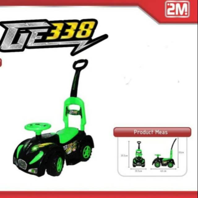 Mainan Anak Ride On Mobil Dorong Green Energy Yotta