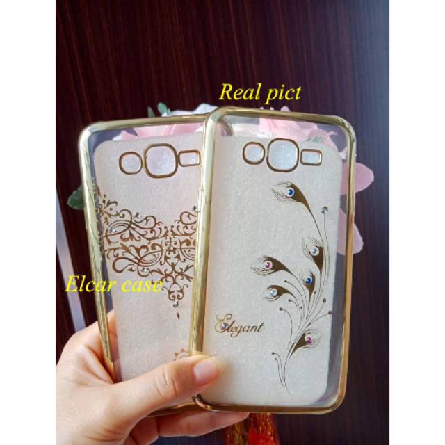 silikon soft jelly case swarovsky samsung j7 core sarung hp diamond samsung galaxy j7 core j7core
