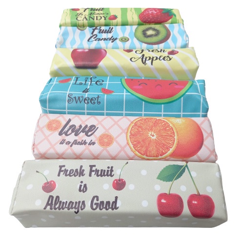 Kotak Pensil Unik Motif Snack Food and Fruit Image 4