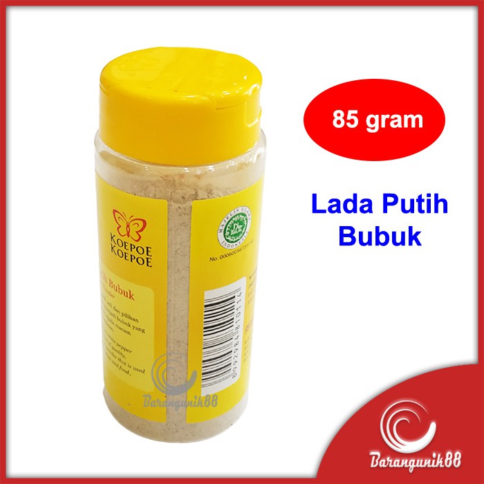 Koepoe Koepoe Lada Putih Bubuk 85 gram