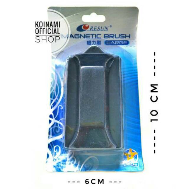 RESUN MAGNET L / pembersih kaca aquarium / aqua scape / hewan / ikan koi arwana / acc