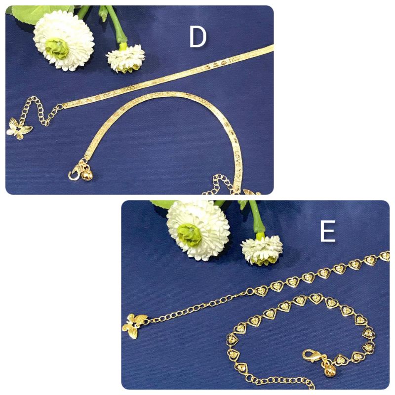 DAL70. Gelang tangan xuping dewasa lapis emas