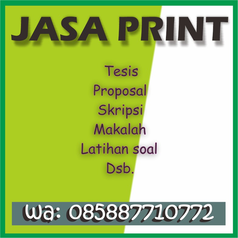 Jasa Print Tesis Proposal Skripsi Makalah Latihan Soal Dsb Shopee Indonesia