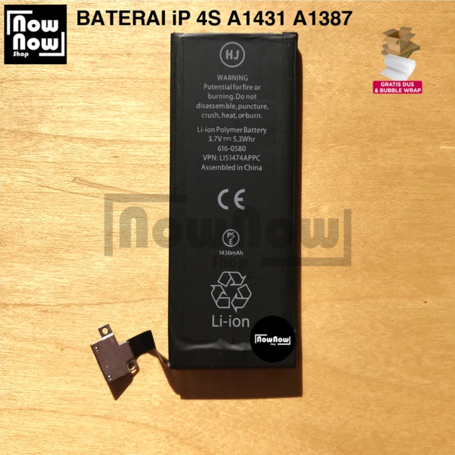 Baterai iP 4S 4 S A1431 A1387 Batre Batrai Battery HP