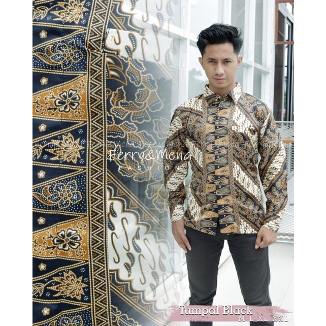 Kemeja Batik Pria Panjang / Kemeja Motif Terbaru / Hem Batik Cowok Murah