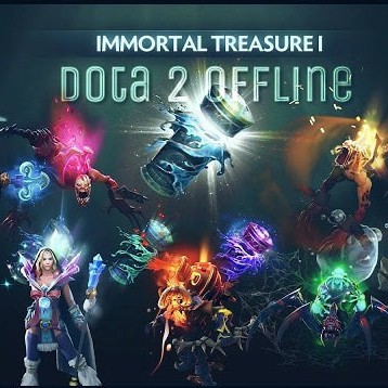 DOTA 2 OFFLINE NEW / DOTA II ( kaset CD DVD Toko Game PC Laptop )