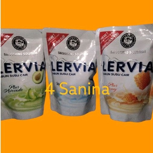 Lervia sabun cair refill 400 ml / Sabun refil lervia / lervia sabun refill.