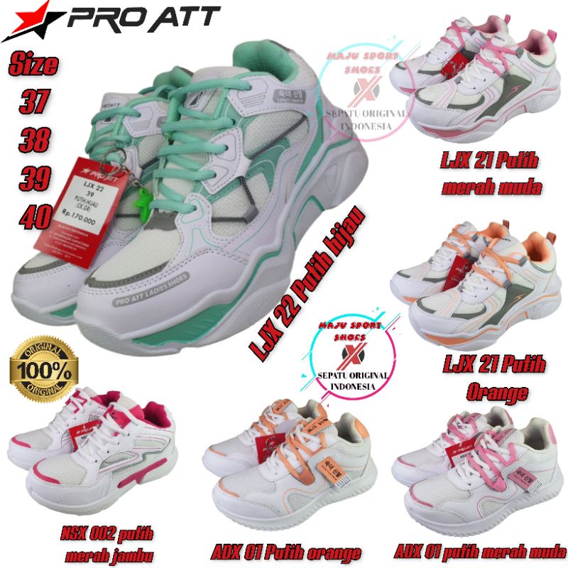 PRO ATT LJX 21 / PRO ATT ADX 01 / PRO ATT NSX 002 / PRO ATT LJX 22 / PRO ATT NSX 001 - SEPATU PRO ATT WANITA ORIGINAL / SEPATU WANITA KOREAN STYLE