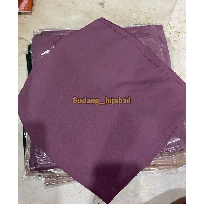 Hijab Voal Syar'i Paris Premium Jumbo Purple | Hijab Segiempat Katun Paris Ungu | Hijab Segiempat Sy