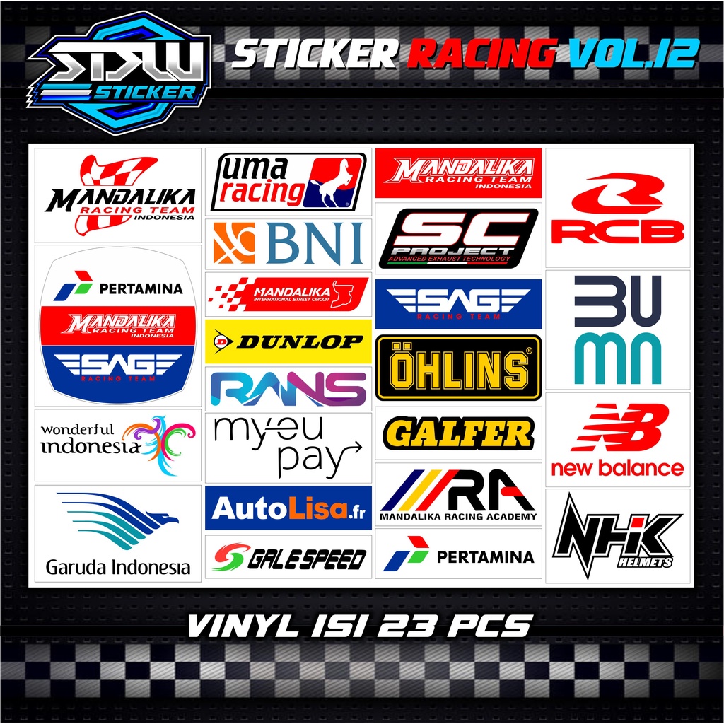 STICKER PACK RACING STIKER PACK VINYL