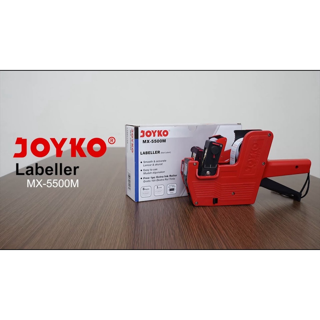 Alat Mesin Label Harga Price Labeller Joyko MX-5500 1 Baris 8 Digit Mesin Label Harga expired COD