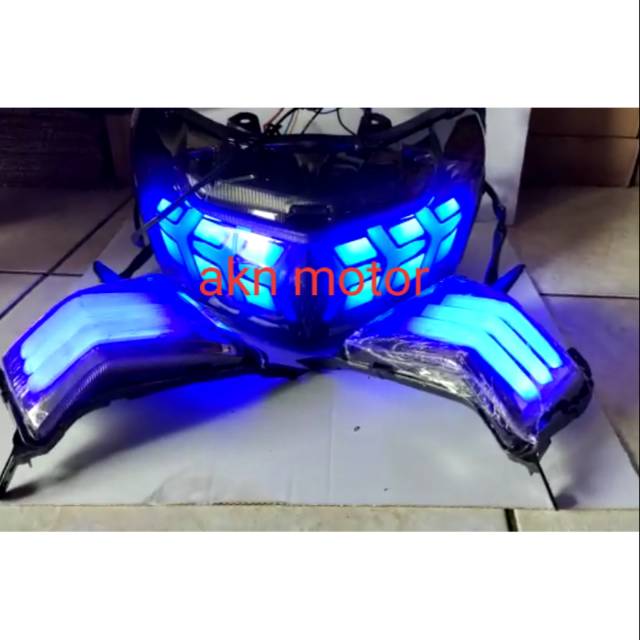 Stoplamp yamaha nmax 155 model lambhorgini plus lampu sen depan