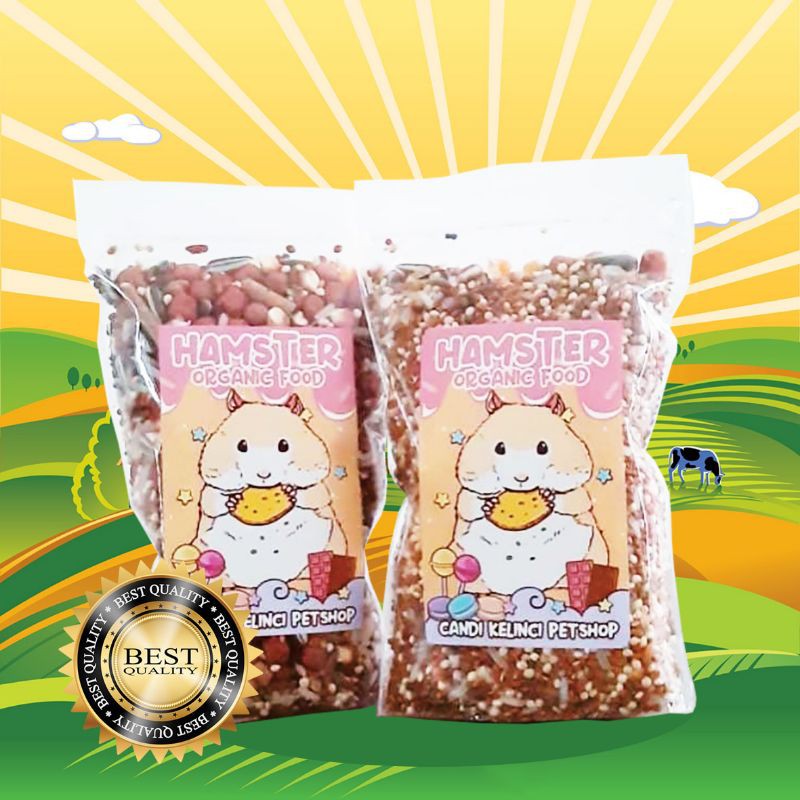 MAKANAN HAMSTER POUCH - Makanan Hamster Campuran Biji Sehat MURAH