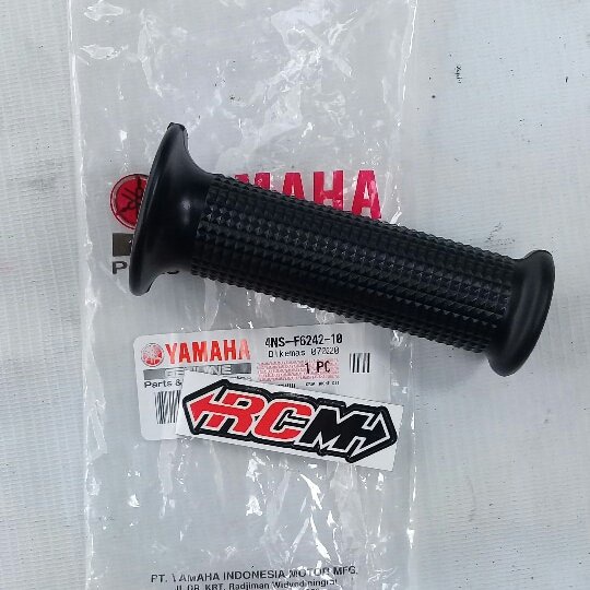 HARGA PERBIJI HANDGRIP HAND GRIP HANFAT HANDFAT HANDPAT KANAN VIXION OLD LAMA OVI TANPA SELONGSONG ORI ORIGINAL YAMAHA YGP ASLI 4NS-F6242-10