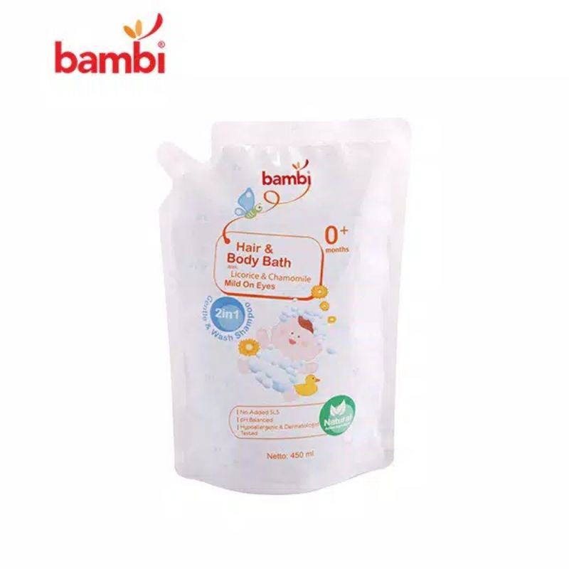 Bambi Hair and Body Bath REFILL 450ml