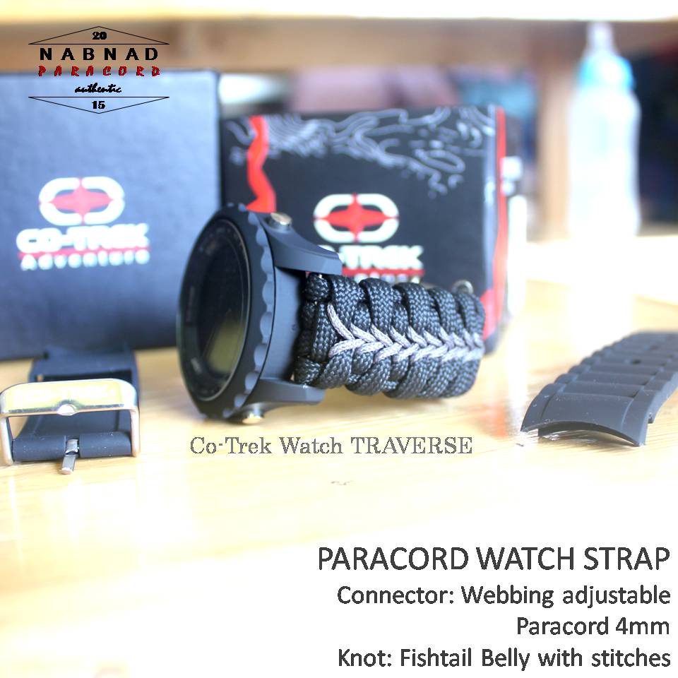 Nabnad Jam Tangan Cotrek Traverse Strap Paracord Adventure Jam Tangan Outdoor Original Njt 05