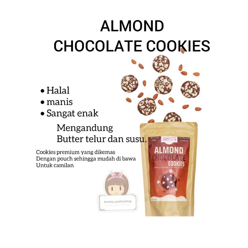 

almond chocolate chokies
