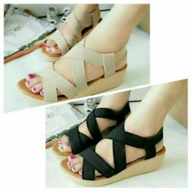 Kasut Selop Sandal Cewek Perempuan Wanita Comfort Plus Womens Margo Mid