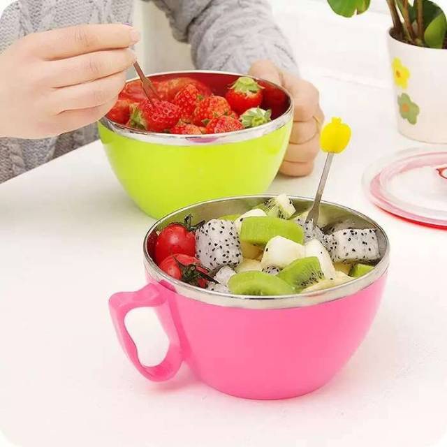 [ BISA COD ] Korean Fresh Bowl - Mangkuk Mie (MAMI) - Stainless - 900ml