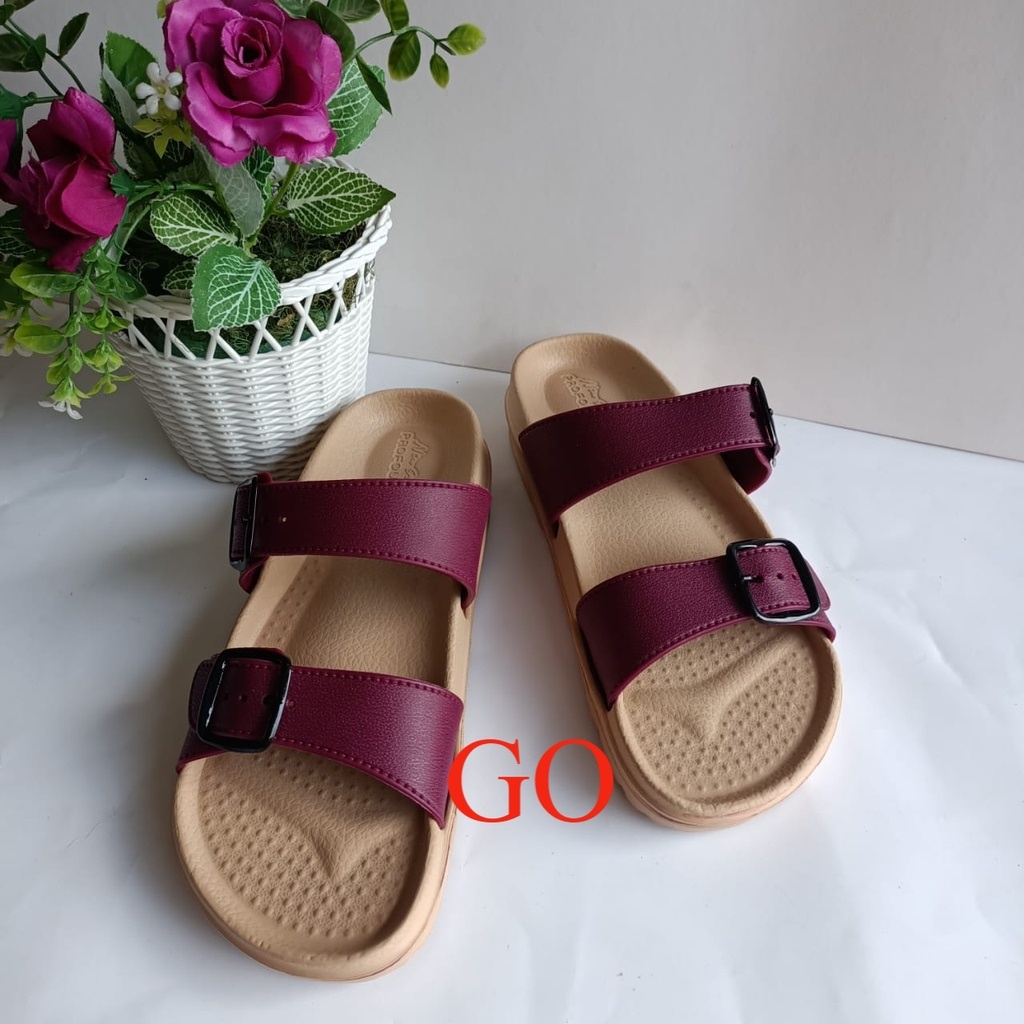 BB NEW ERA LB E 90212 Sandal Wanita Selop Ban Dua Sendal Anti Slip Original