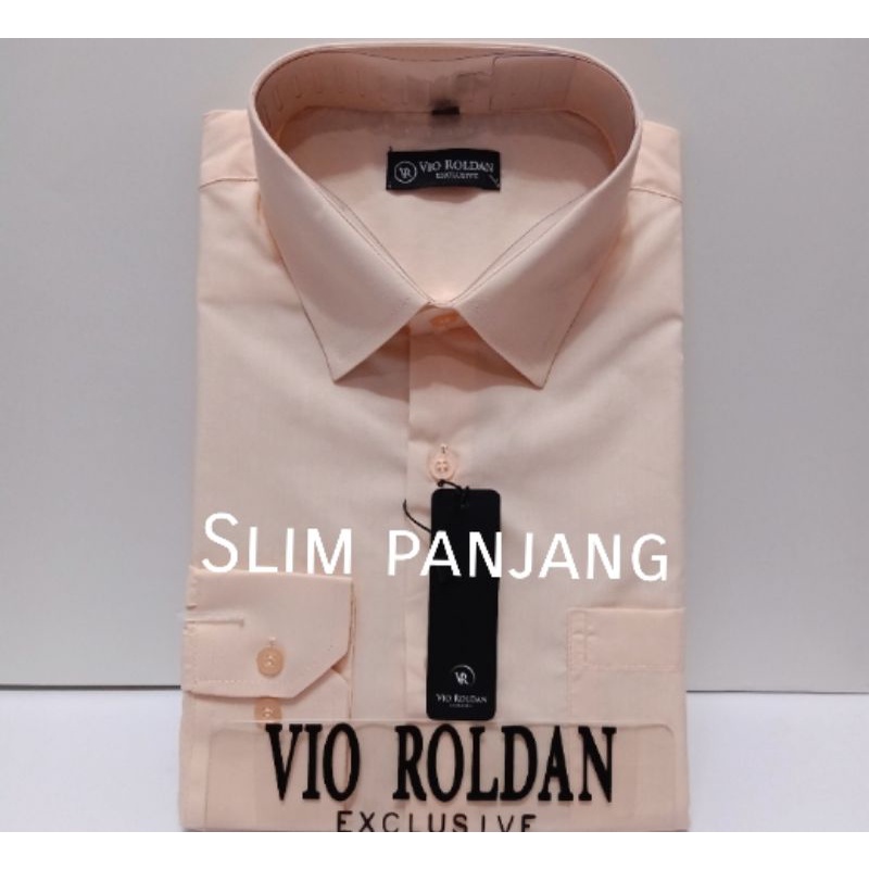 Kemeja Polos Pria Slim Fit Lengan Panjang Kemeja Formal Kemeja Pria SALEM 2