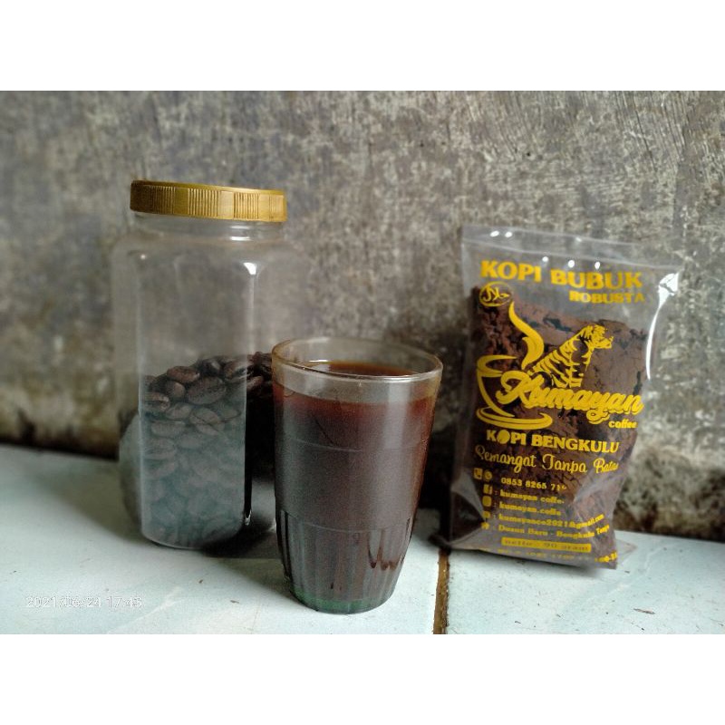 

KUMAYAN KOPI BENGKULU ROBUSTA 65/PACK (900 GR)
