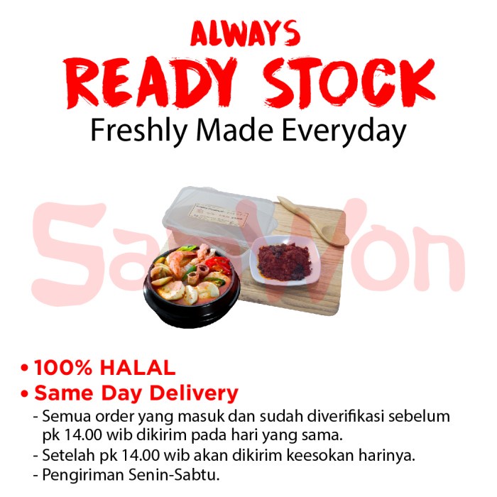 

Siap Kirim Bumbu Sundubu Jjiggae Samwon