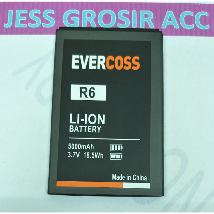 Baterai Battery Double Power Evercross U55 , R6 Winner Y Smart Plus