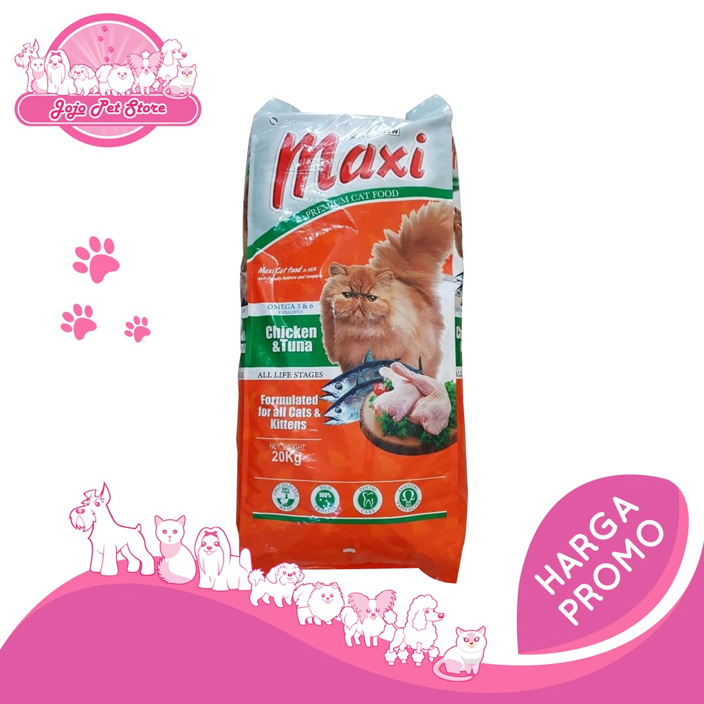 Jual Best In Show Maxi Cat Chicken Tuna Kg Makanan Kucing Shopee Indonesia