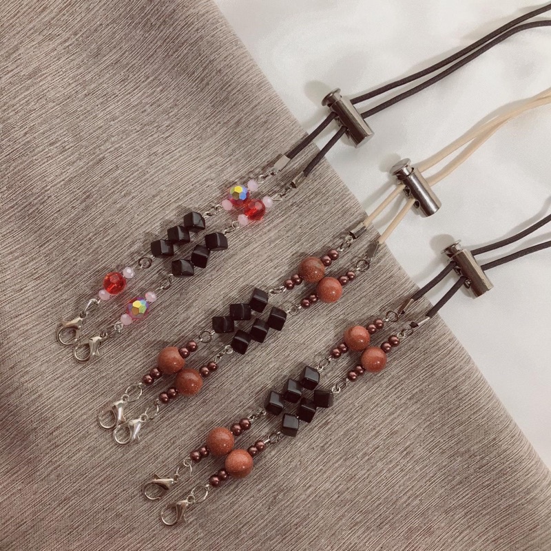 Strap Mask with Stopper / Tali Masker / Rantai Masker SET C