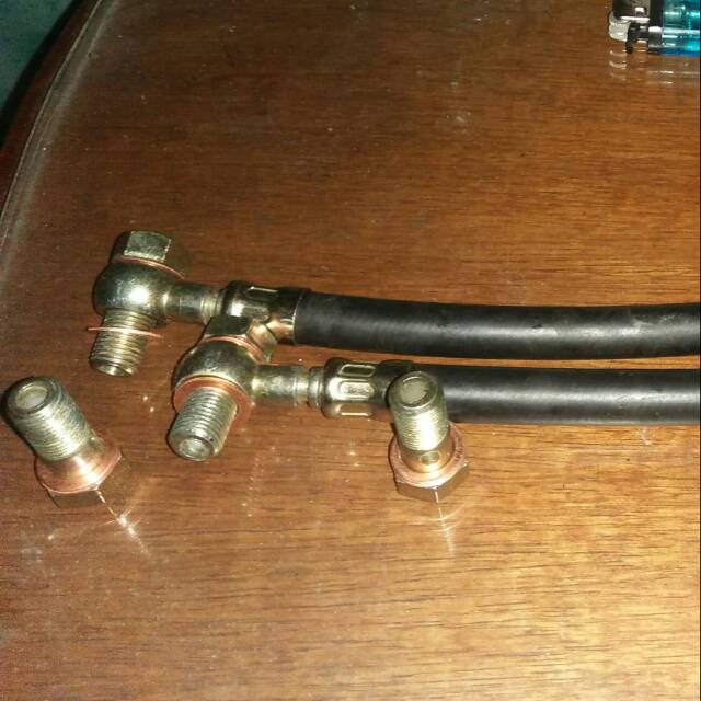 Selang oil cooler yamaha scorpio+ baut+ ring tembaga
