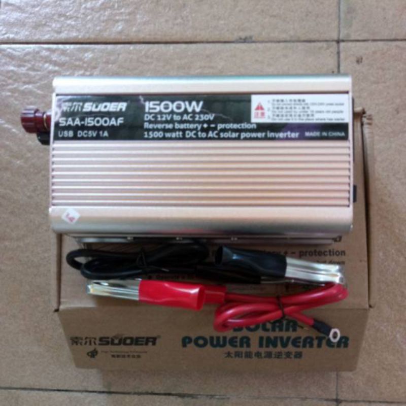 Power Inverter Suoer 1500W 1500 watt TERBAIK