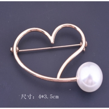 OSM - F490 Mutiara Bros Korea Berlian / Bros Pin Pearl / Brooch Mutiara Wanita / Aksesoris Fashion-8