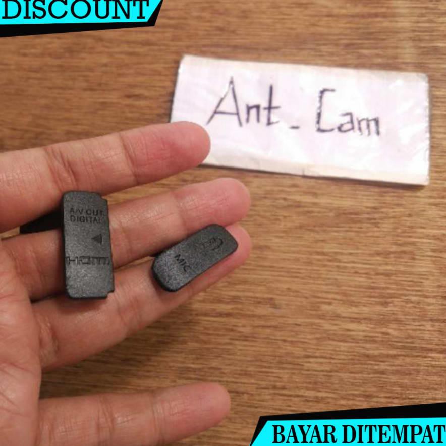 (BAYAR DITEMPAT) KARET RUBBER PENUTUP LUBANG PORT USB HDMI MIC KAMERA  CANON 650D 700D KISS X6I X7I